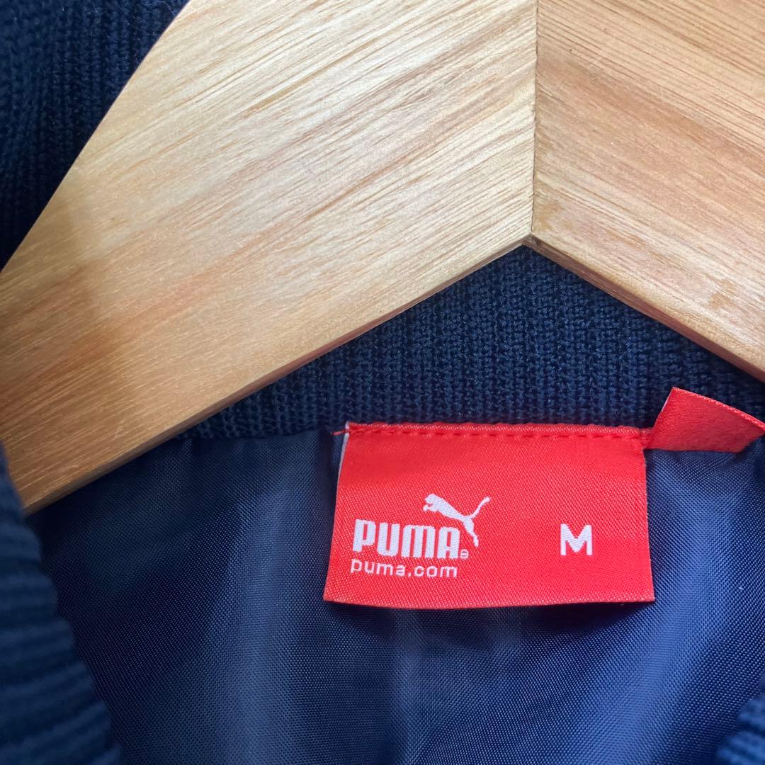 PUMA ウィンドブレーカー 上下セットアップ 中綿 ジャケット パンツ M 紺