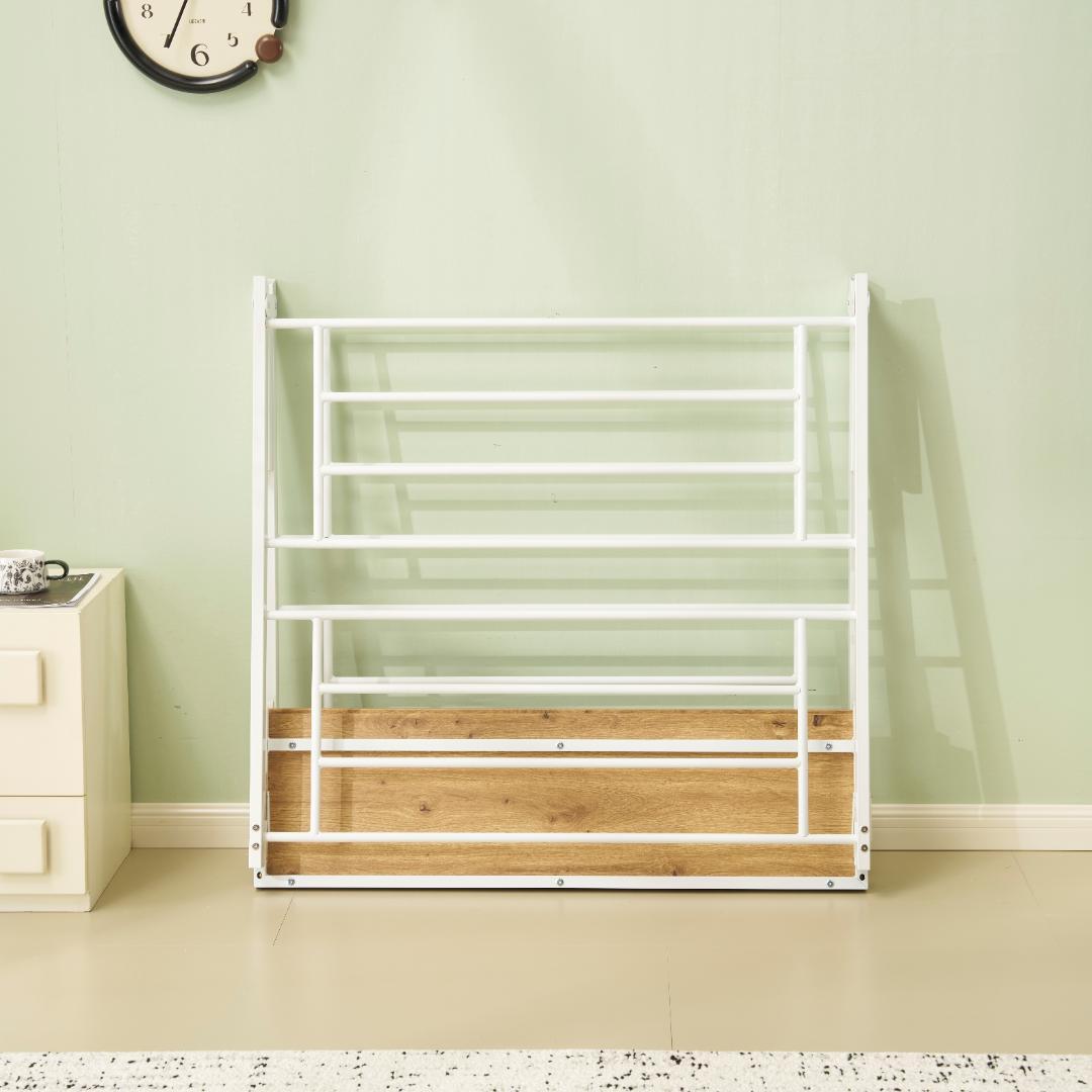 限定価格！パイプベッド 折りたたみ ベッドフレーム　コンパクト 折畳　ブラック