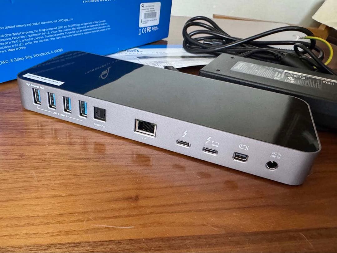 OWC Thunderbolt 3 Dock ドッキングステーション