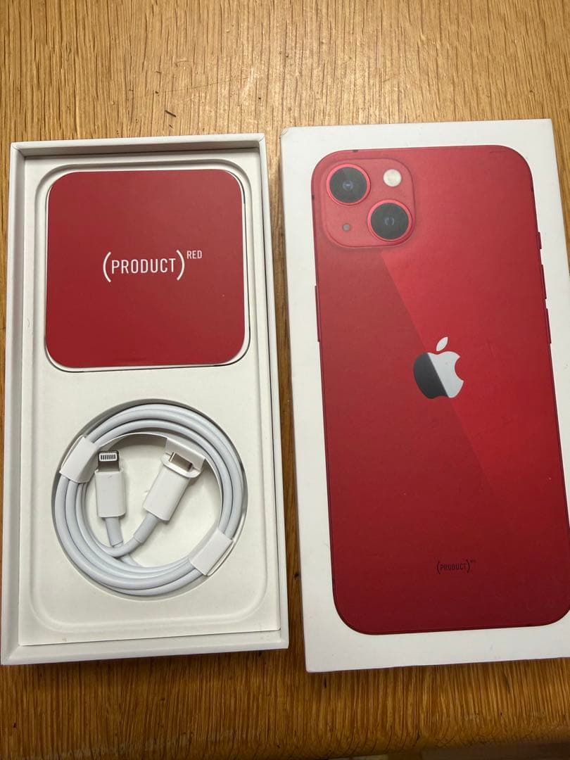 Apple iPhone 13 (PRODUCT)RED 本体