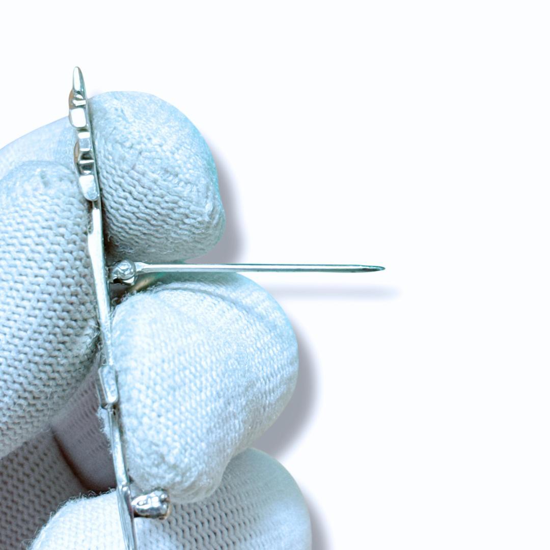 【超美品】ティファニー ラビングハート＆キスアロー ブローチ SV925