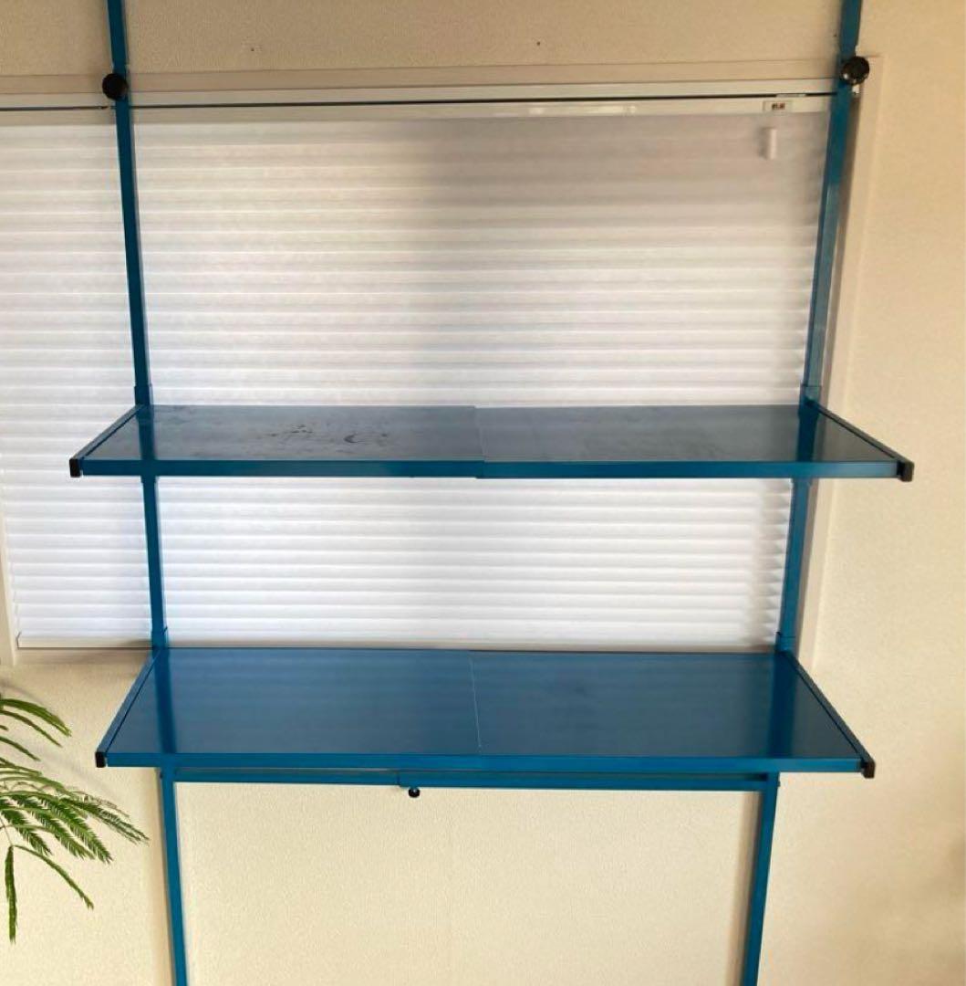 Ventol/ヴェントル ランドリーラック 棚2段ブルー