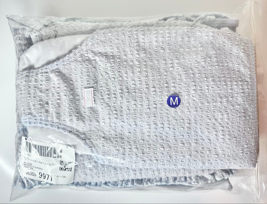 シアーパーカー4SETスイムウェア M ブルー 水着 mystic
