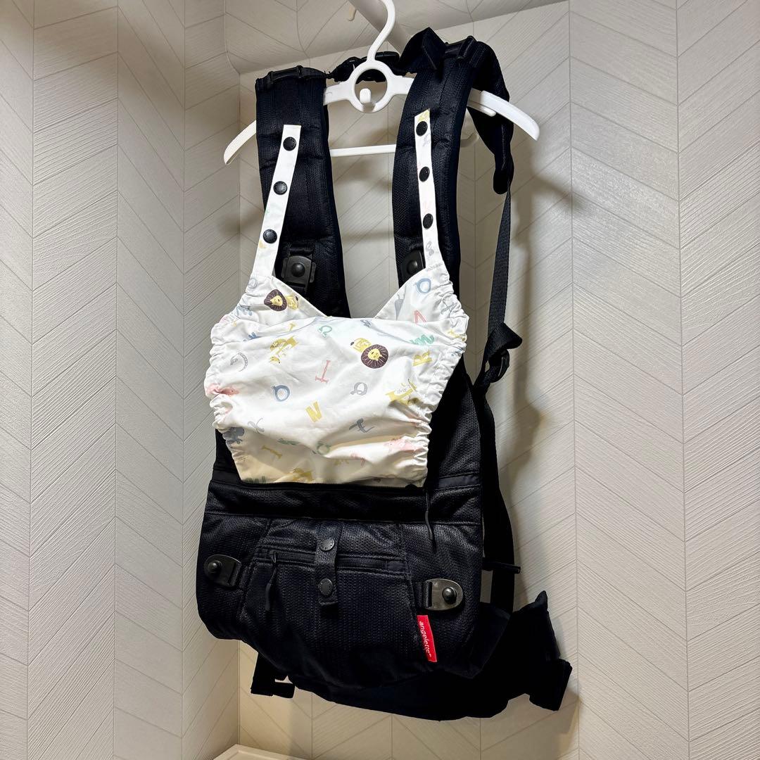 アンジェリッテ　ベビーキャリアオン(ブラック)