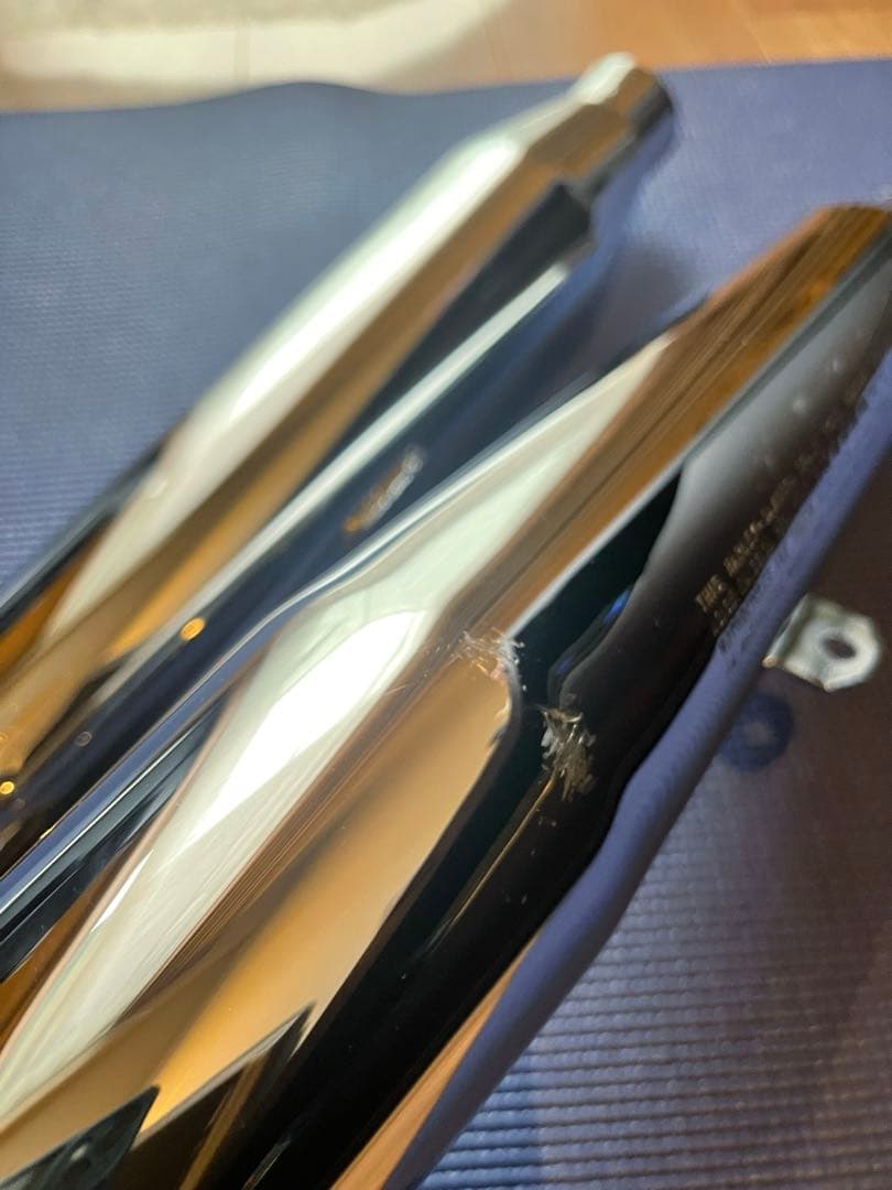 スポーツスター　北米マフラー　16mmパンチアウト