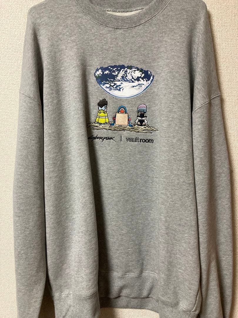 vaultroom × CYBERPUNK CREWNECK L