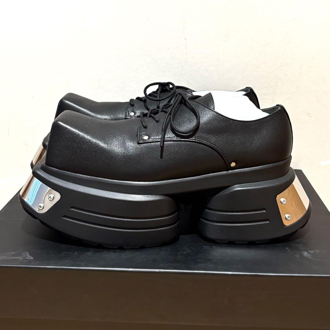 【GRANCY】 メタルプレートレザーシューズ 40