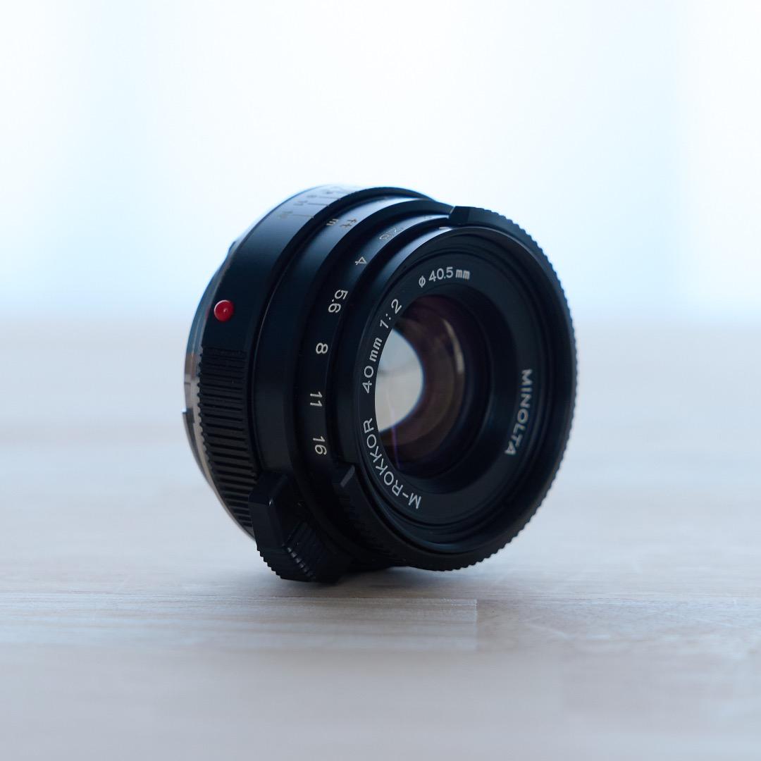 レンズ(単焦点) MINOLTA M-ROKKOR 40mm f2