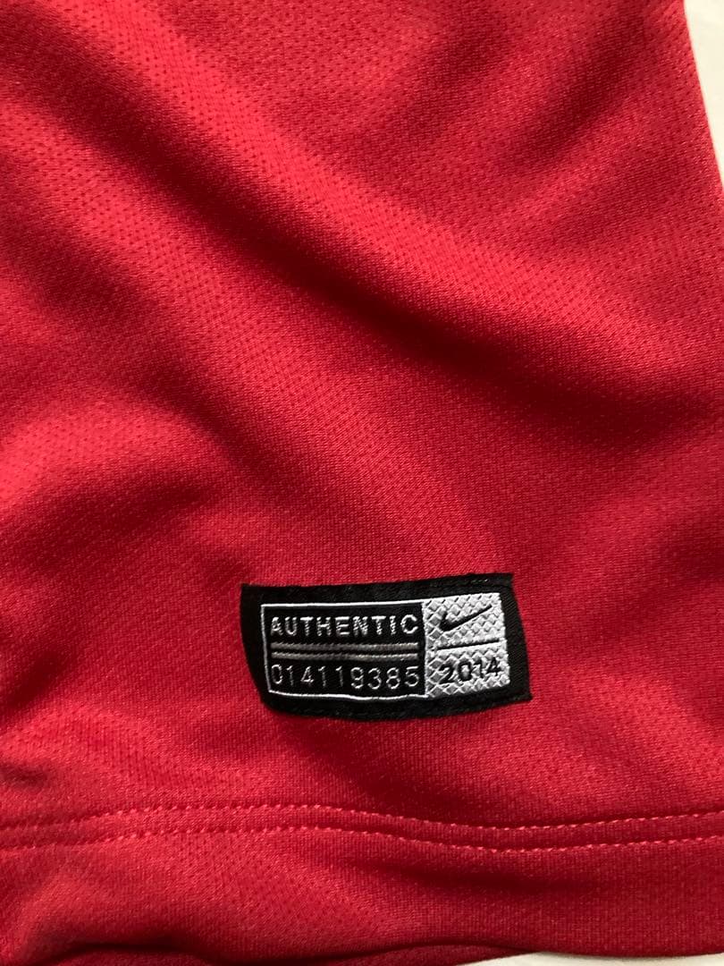 【新品未使用タグ付き】マンチェスターユナイテッド2014-15ホームユニフォーム