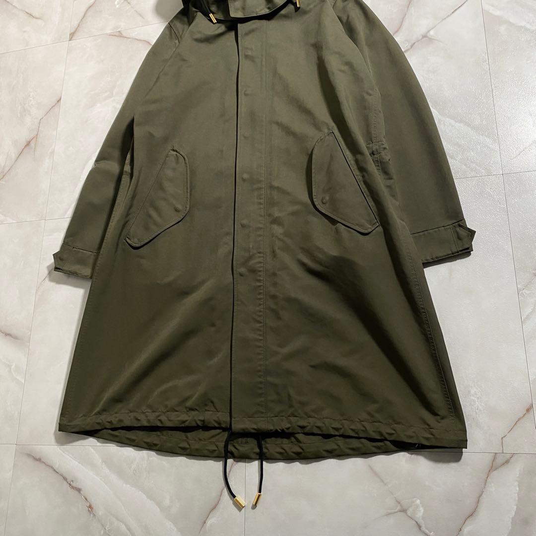 B15094 ザリラクス　UA別注　18aw ザモッズコート　カーキ　38