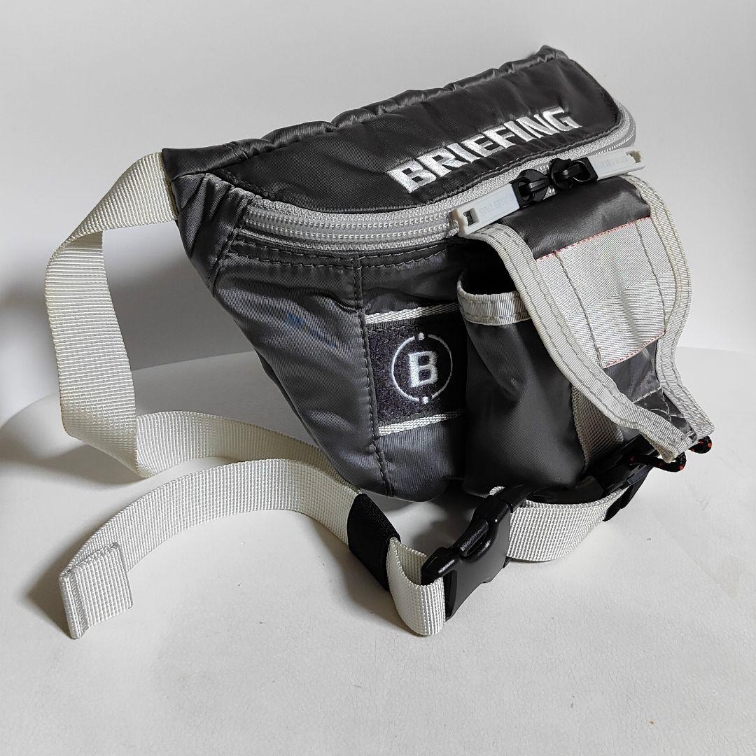 ブリーフィング ゴルフ ウェストバッグ ウェストポーチ グレー色