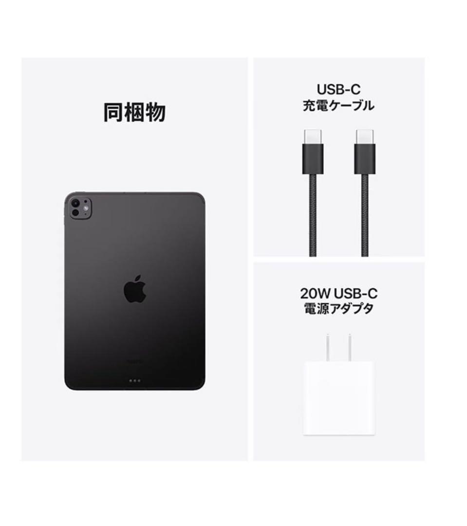 2025最新モデルiPad Pro（M4） 11インチ2TB SIMフリー