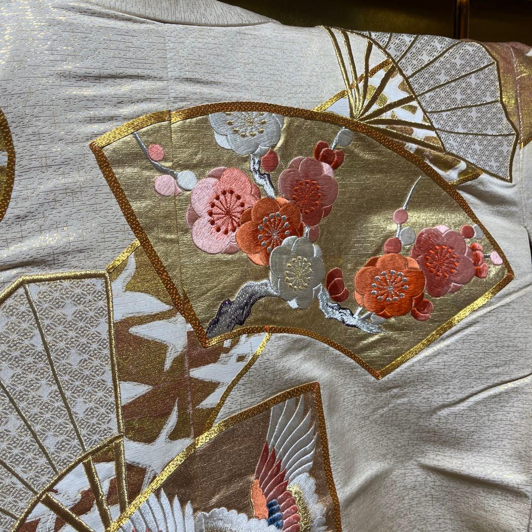 打掛　色打掛　西陣織　金地