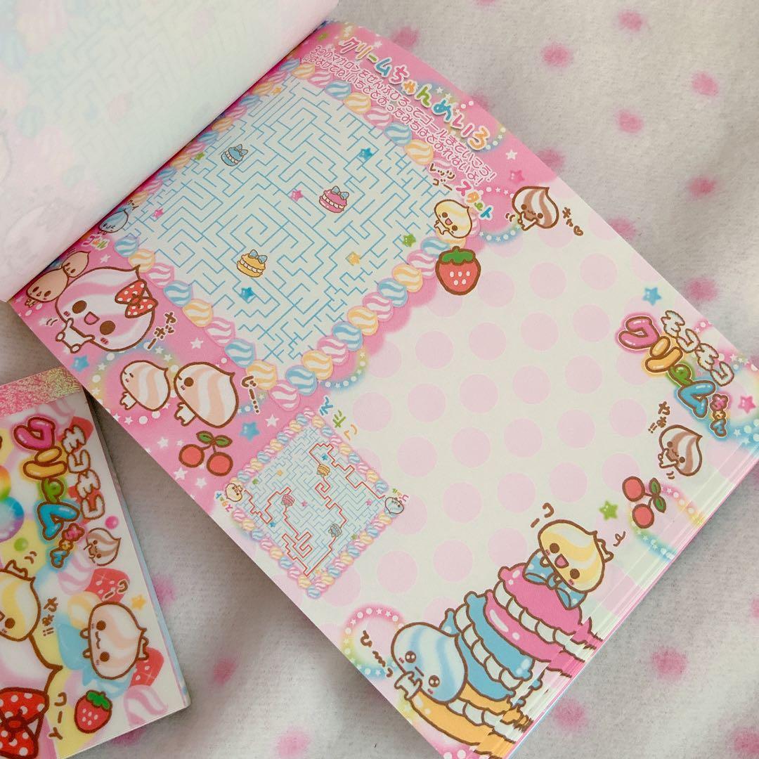 平成レトロ　モコモコクリームちゃん　メモ帳　セット　まとめ売り