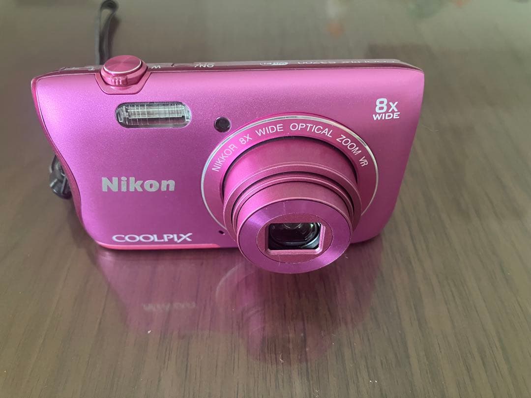 【動作確認済み】Nikon COOLPIX S3700 デジカメ　人気色ピンク