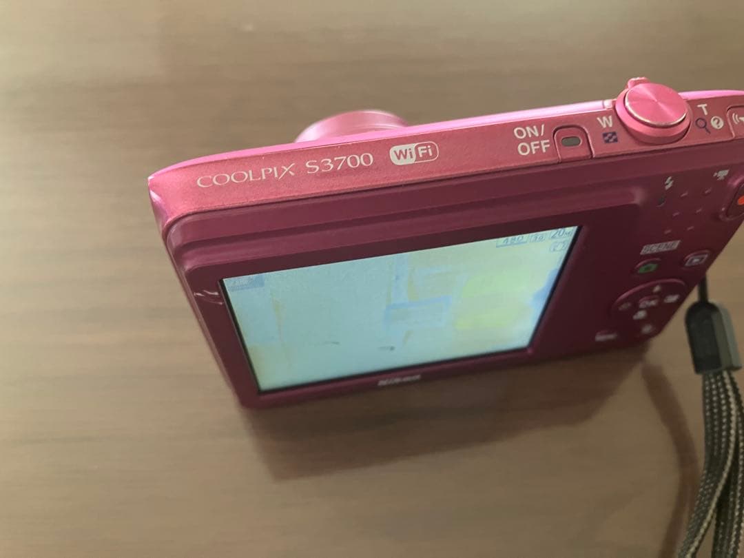 【動作確認済み】Nikon COOLPIX S3700 デジカメ　人気色ピンク