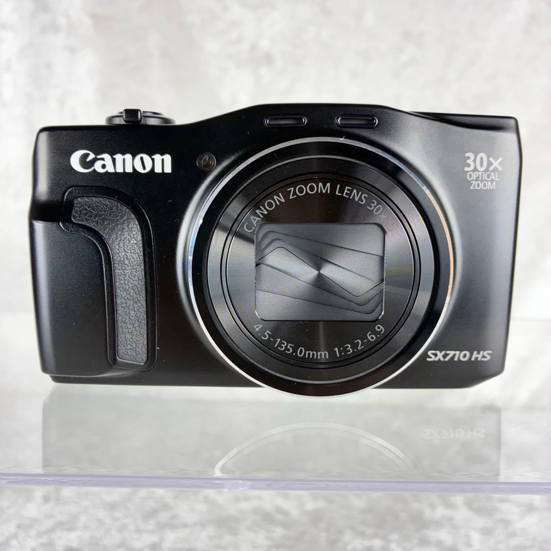 美品 付属品完備 Canon PowerShot SX710 HS ブラック 黒