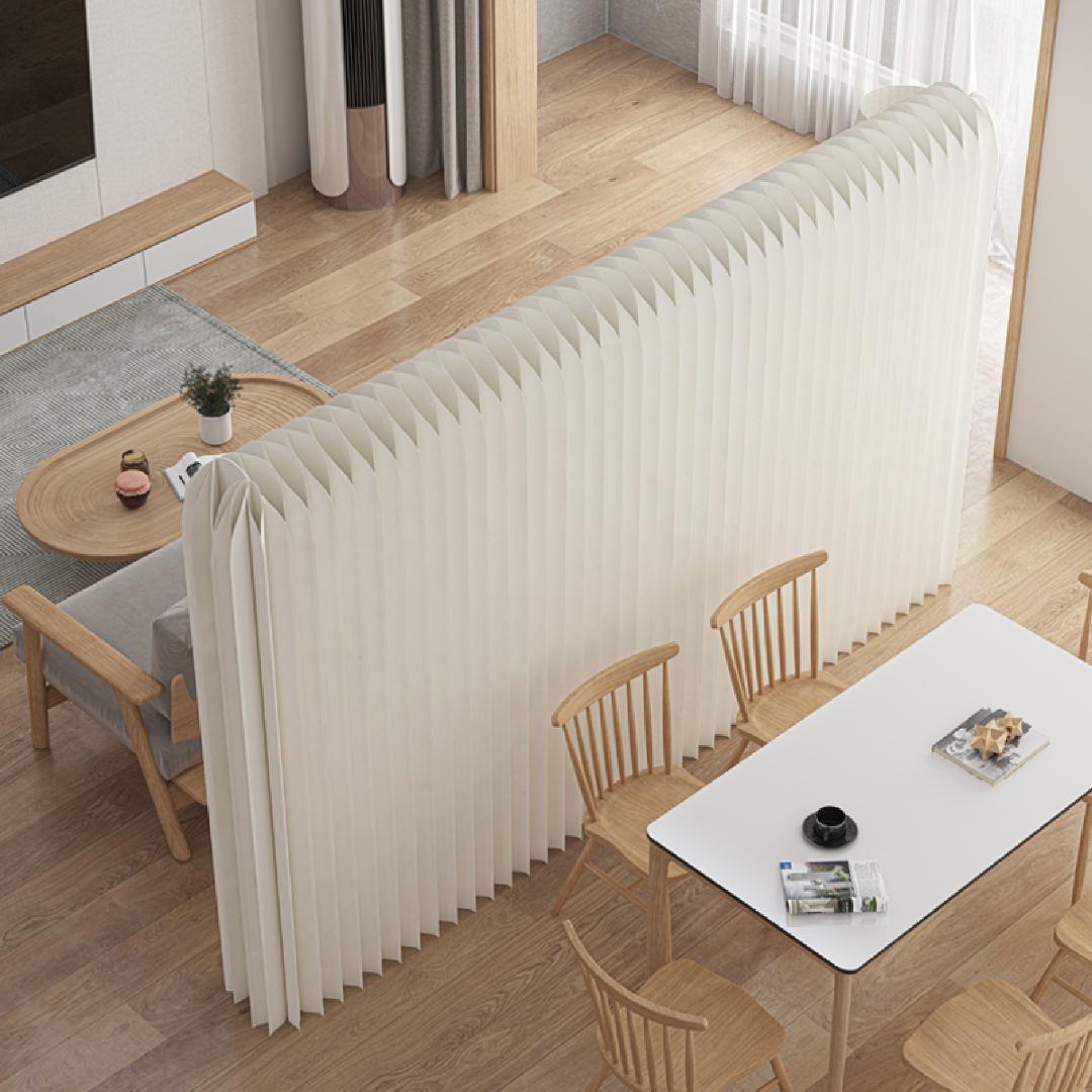 パーテーション間仕切り折り畳み式高さ1.6ｍ長さ2-3ｍ組立不要ついたて目隠し