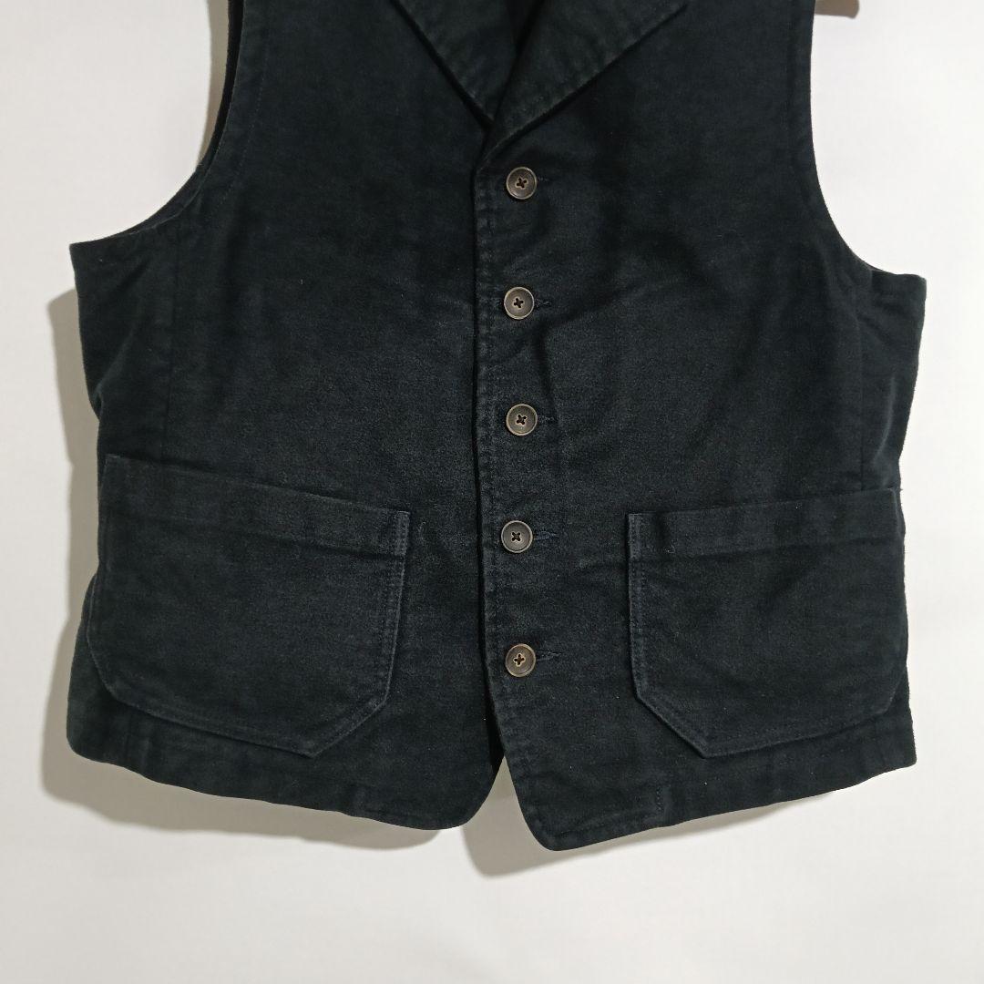 45R コットンモールスキンベスト　ジレUmii908