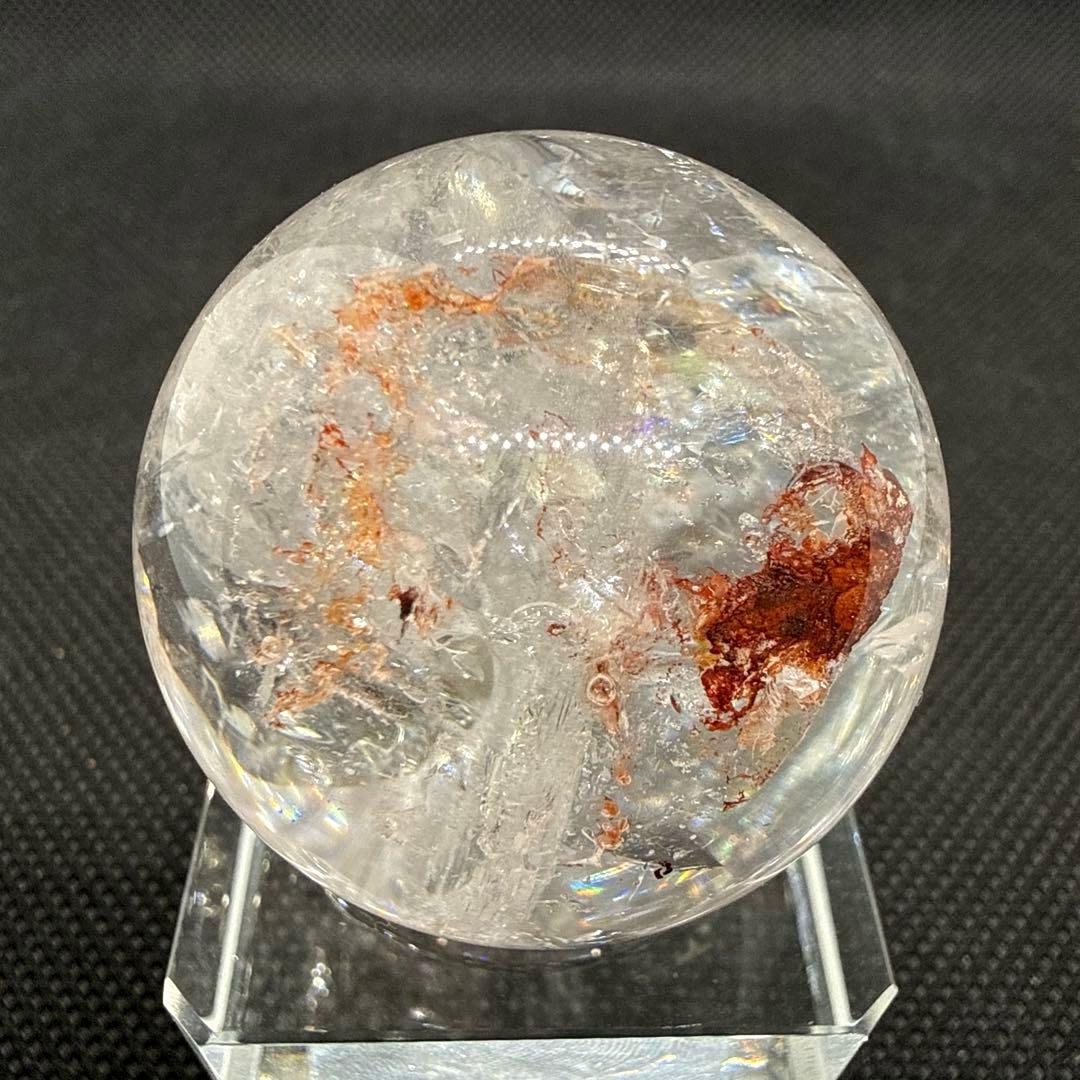 爆虹♪天然石　アゼツライト　ギラギラ虹だらけ♪【薄いピンク】