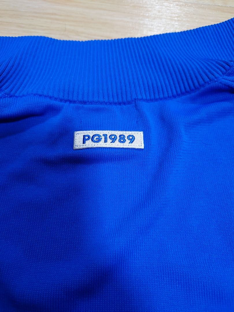 PEARLY GATE ジップアップセーター 青