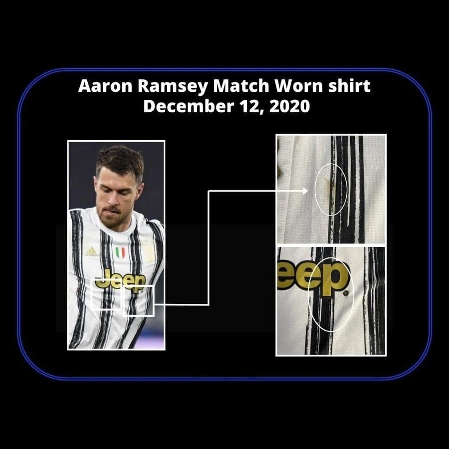 【最終値下げ】ユベントス アーロン・ラムジー CL実着用ユニフォーム