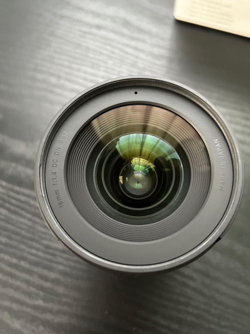 SIGMA 16mm F1.4 DC DN レンズ　SonyEマウント