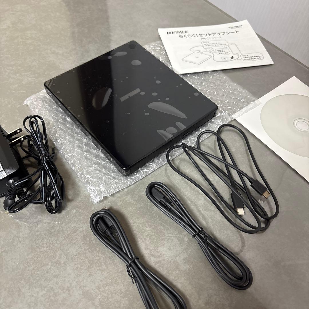 ラクレコ バッファロー BUFFALO CDレコーダー RR-C1-BK/N