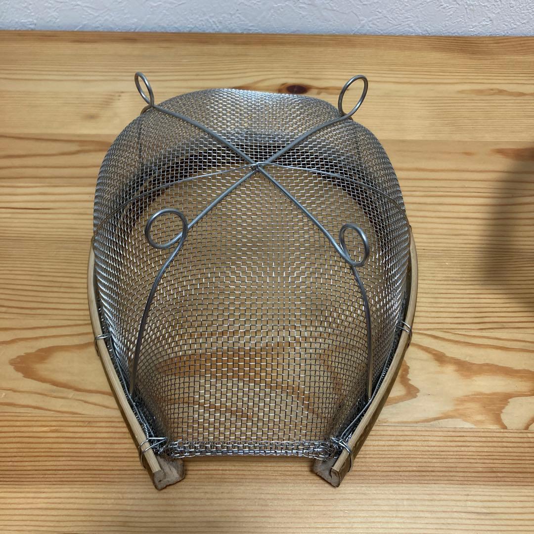 廃盤　虎竹　水切ステンレスざる　竹虎　希少　未使用　3個セット　ザル　竹細工