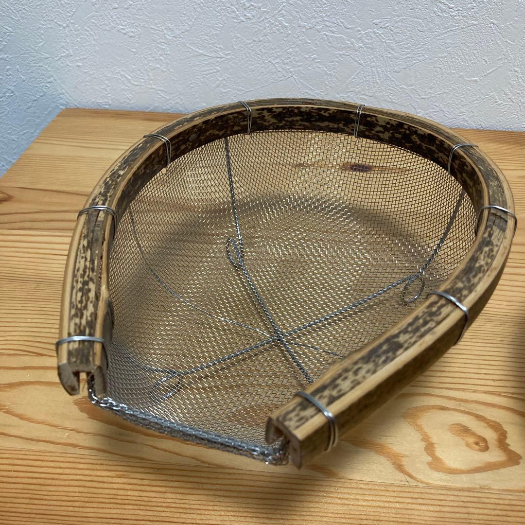 廃盤　虎竹　水切ステンレスざる　竹虎　希少　未使用　3個セット　ザル　竹細工