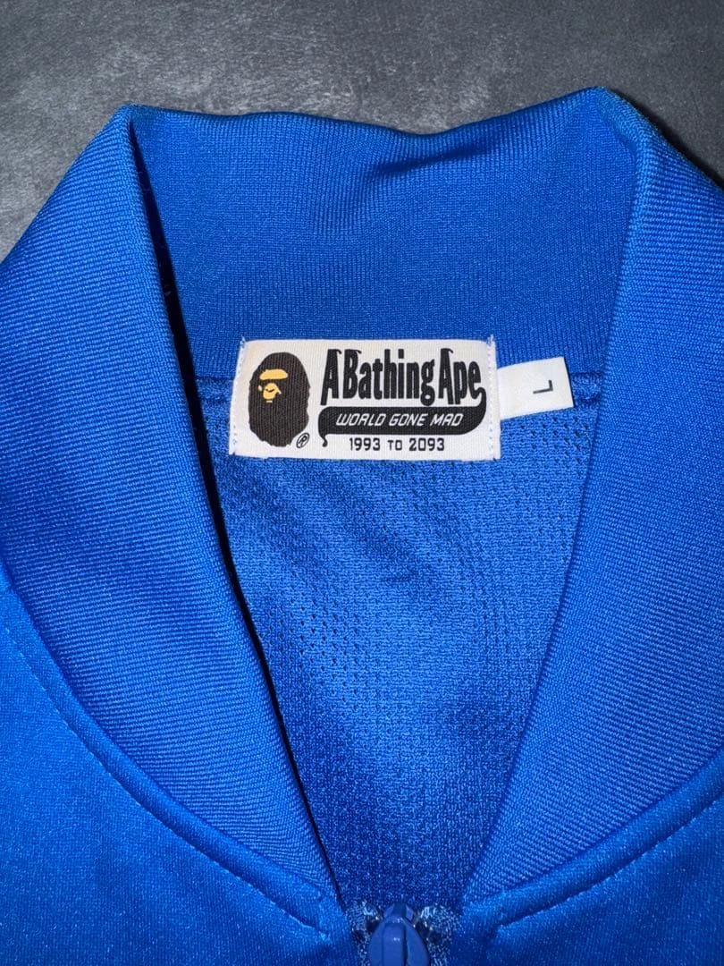 A BATHING APE ブルートラックジャケット Ｌ
