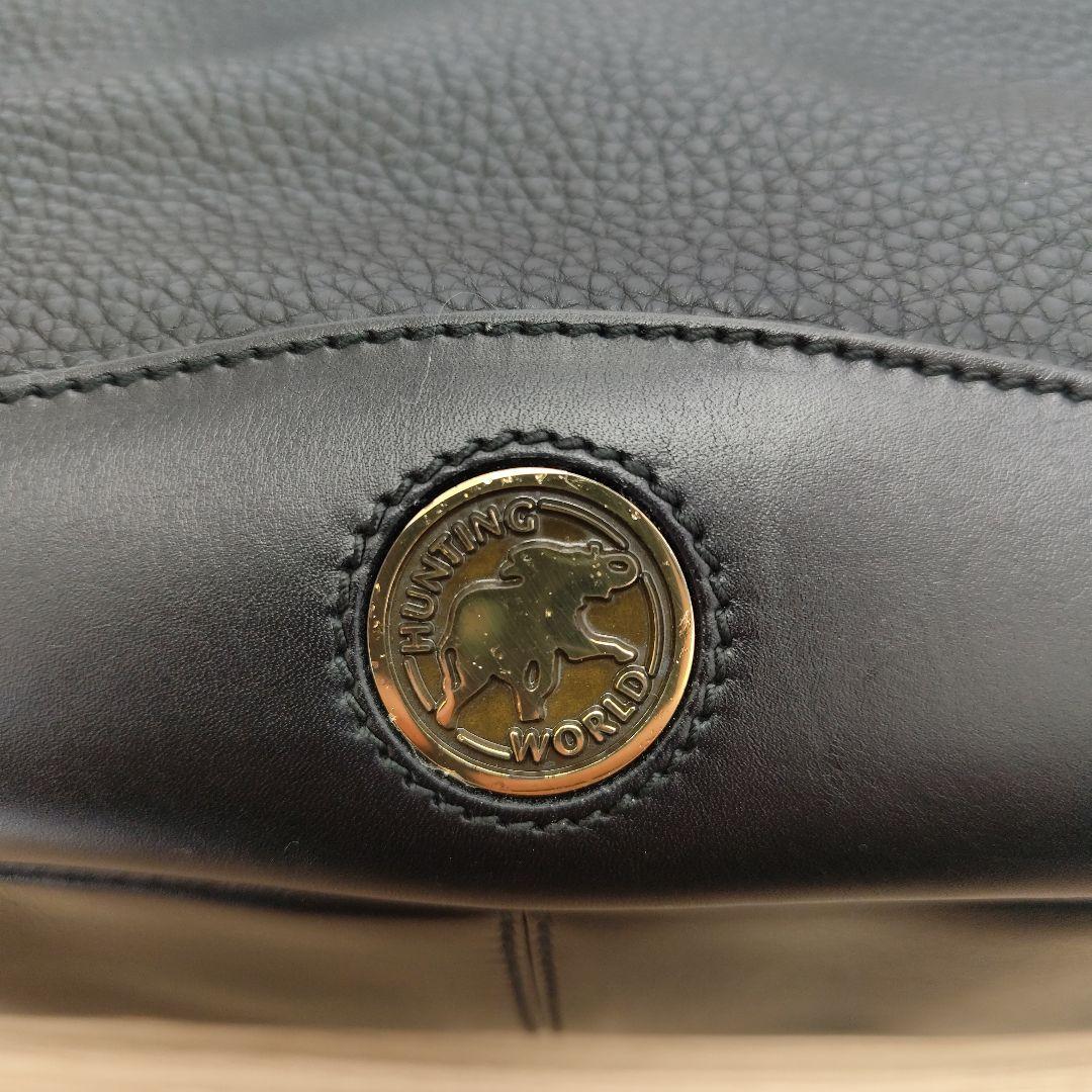 M*I様 HUNTING WORLD ブラック ビジネスバッグ