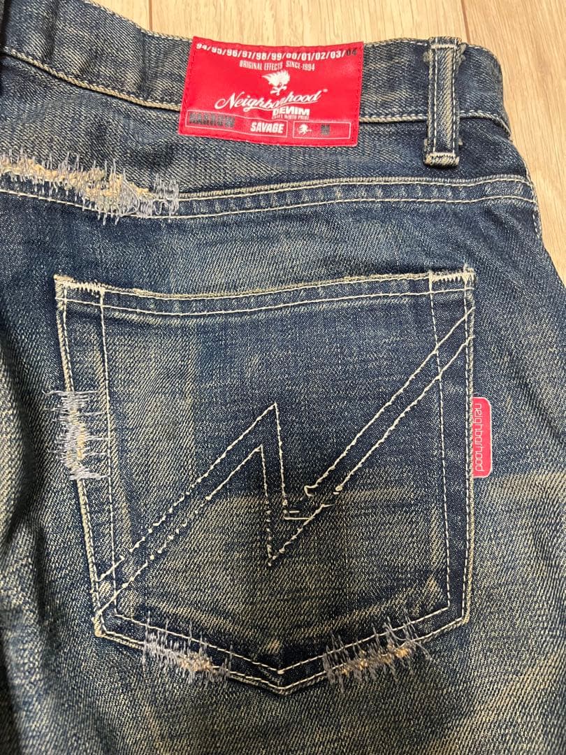 ネイバーフッド 04 L SAVAGE NARROW ネイビー　サイズM