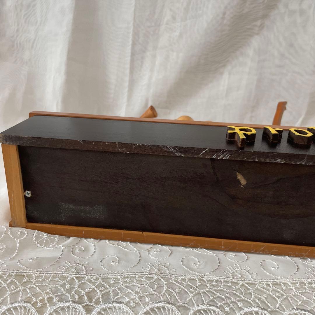 美品　prologue カラクリ　ピエロ　オルゴール　木製　置物　インテリア