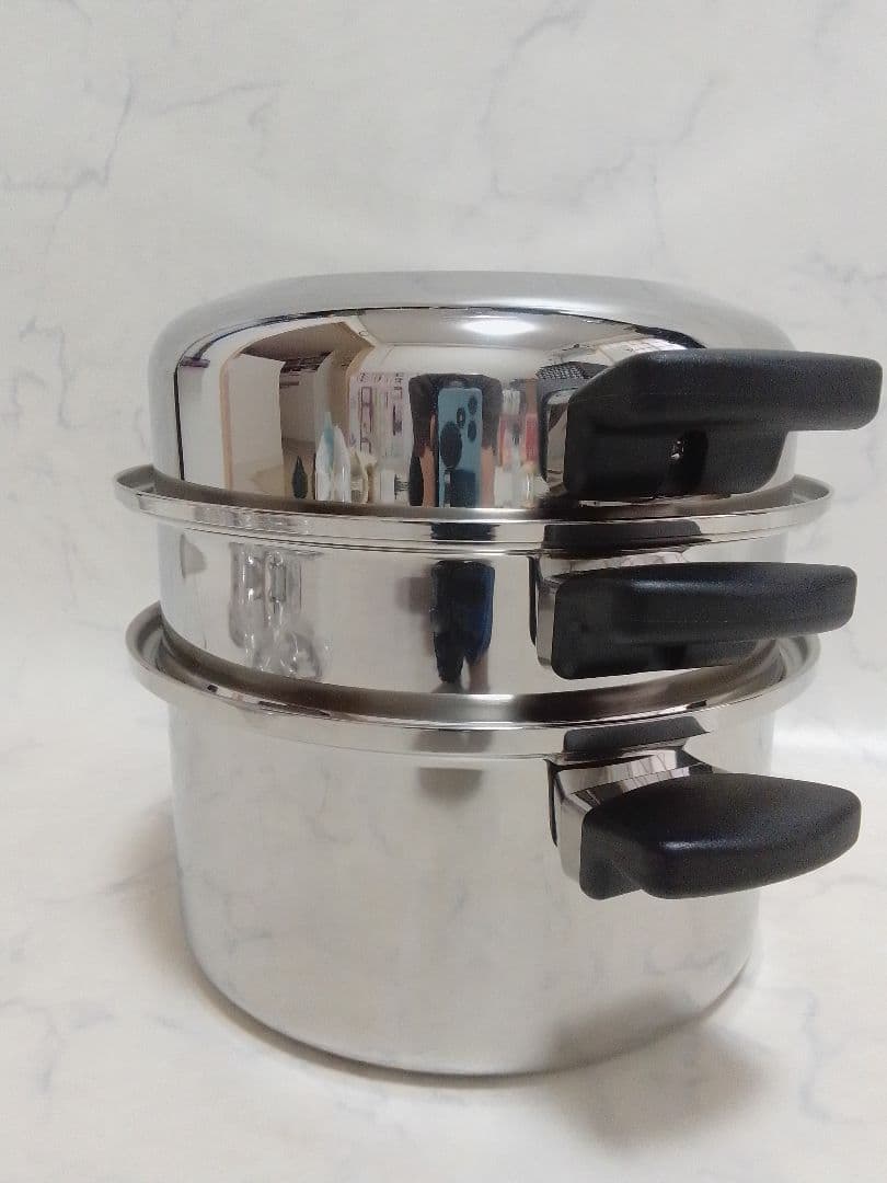未使用 Amway 6L シチューパン 現行型 アムウェイ 両手鍋 IH対応 ③