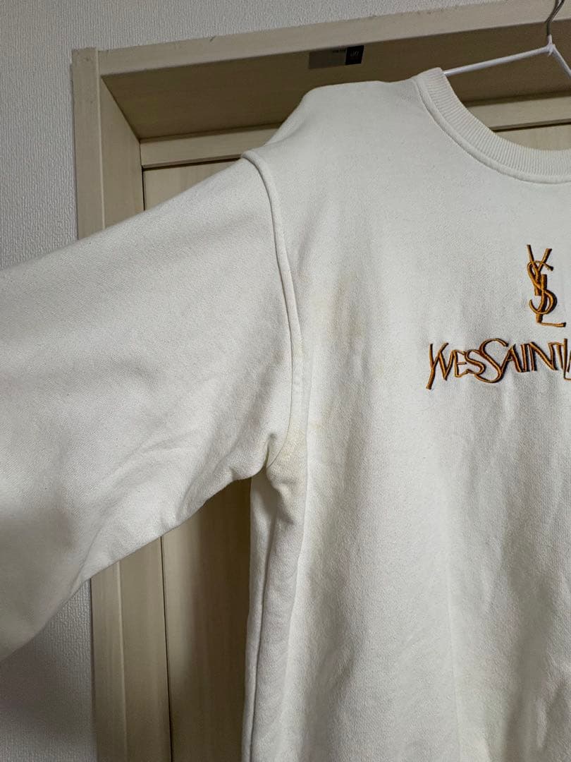Yves Saint Laurent ロゴ刺繍 スウェット