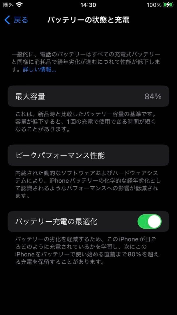 iPhone SE (第3世代) 充電コード付き