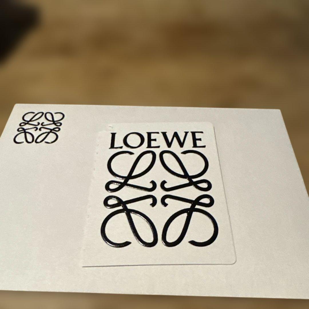 LOEWE レザー ショルダーバッグ ブラック