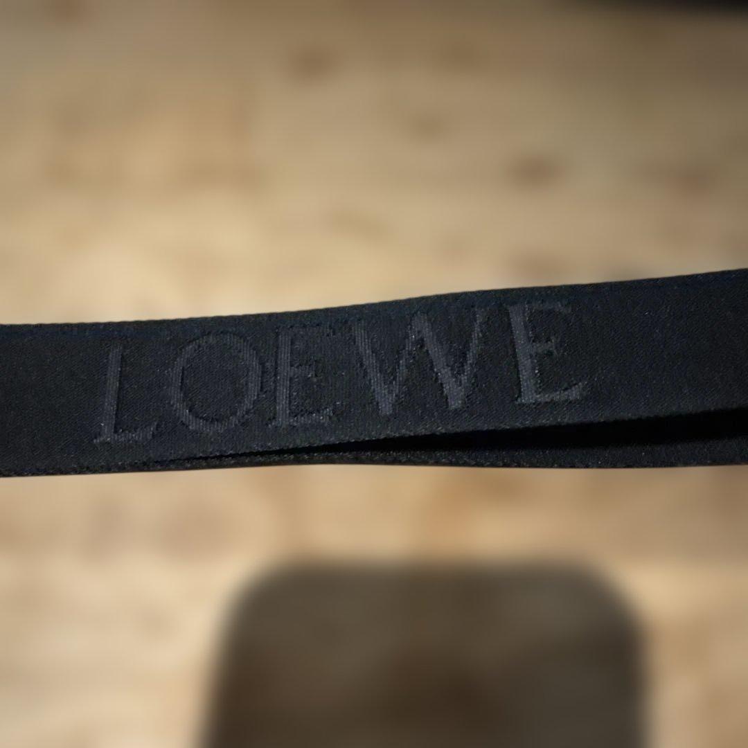 LOEWE レザー ショルダーバッグ ブラック
