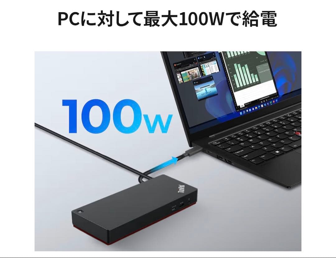 ThinkPad ユニバーサル Thunderbolt 4ドッキングステーション