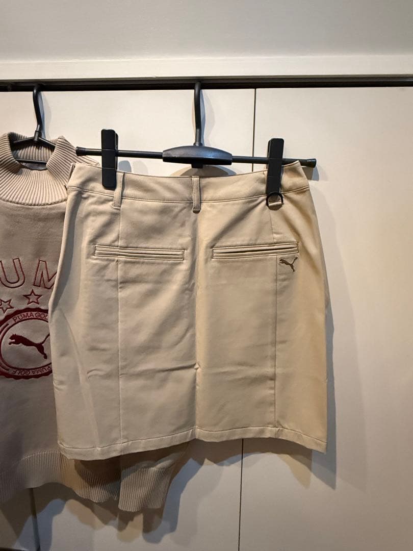 PUMA ベージュ　スカートセット　S