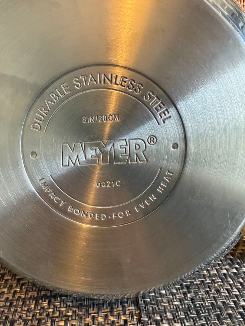 MEYER マキシム SS フライパン 20CM ANOLON ガラス蓋20CM