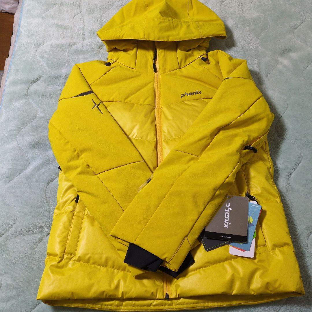 Phenix イエロー ダウンジャケット スキーウェア