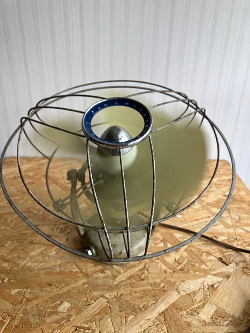 天井用 360度回転 レトロ扇風機 動作品　昭和アンティーク　列車内扇風機タイプ