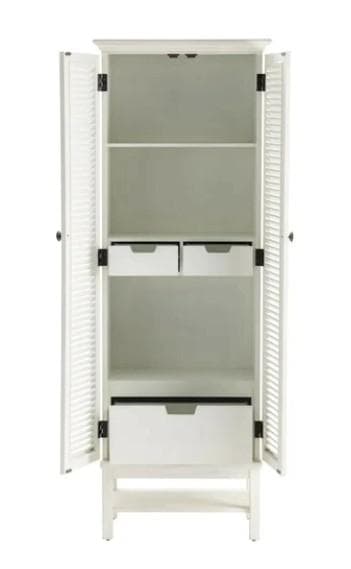 トールキャビネット 北欧家具 シェルフ ナチュラル シャビー AC-3682