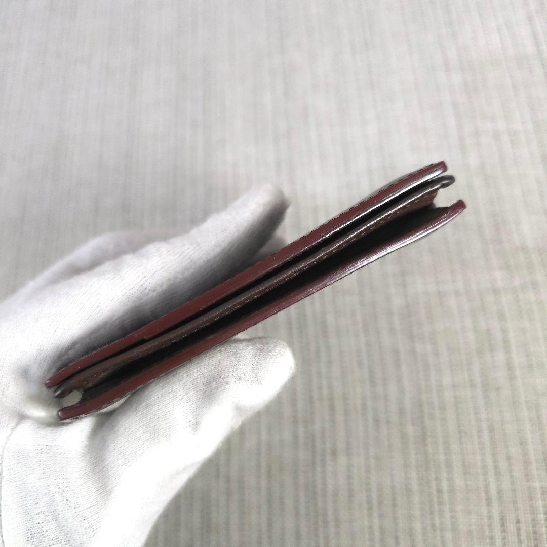 限定品　GANZO　ガンゾ　コードバン 通しマチ　名刺入れ　ブラウン