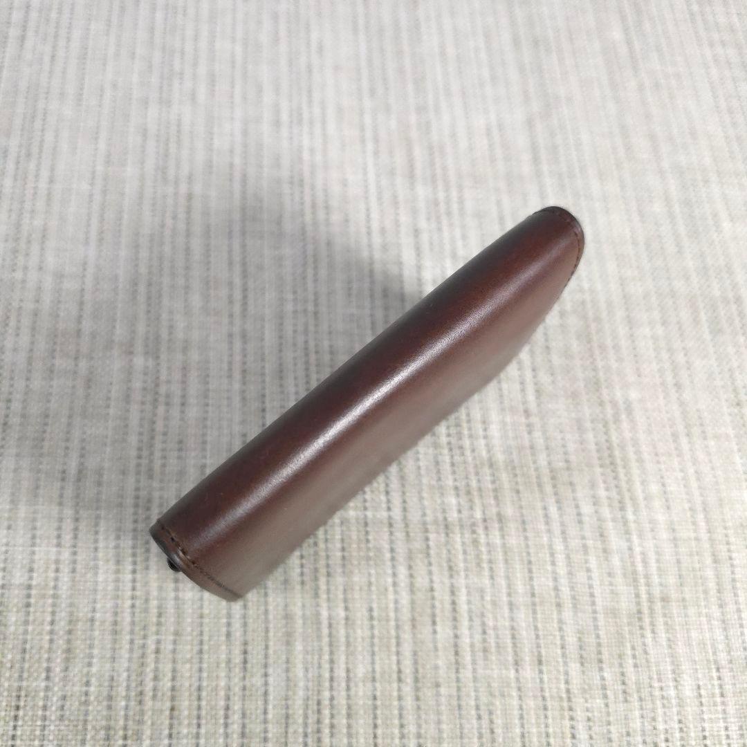限定品　GANZO　ガンゾ　コードバン 通しマチ　名刺入れ　ブラウン