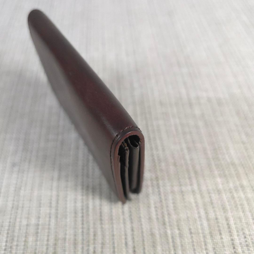 限定品　GANZO　ガンゾ　コードバン 通しマチ　名刺入れ　ブラウン