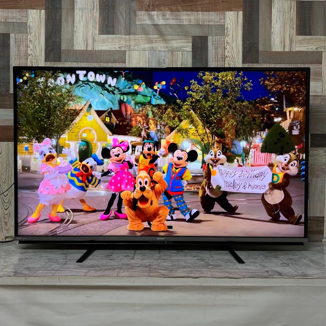 即日受渡❣️全国送料込シャープ国産55型テレビ4KYouTube.Netflix