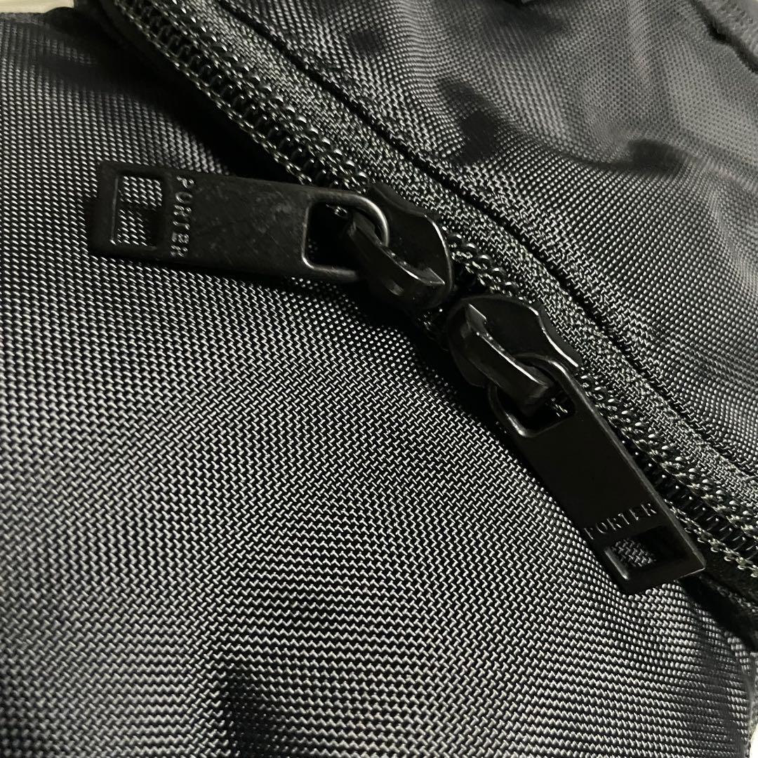 未使用に近い　ポーター フラッシュ　FLASH ショルダーバッグ　ブラック